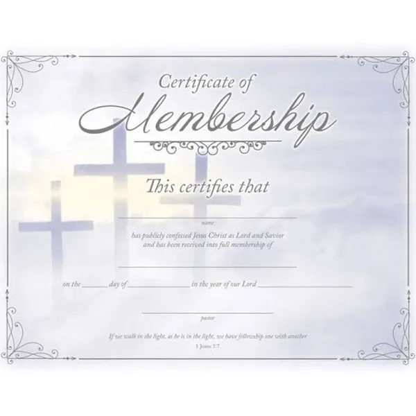 Certificate of Membership