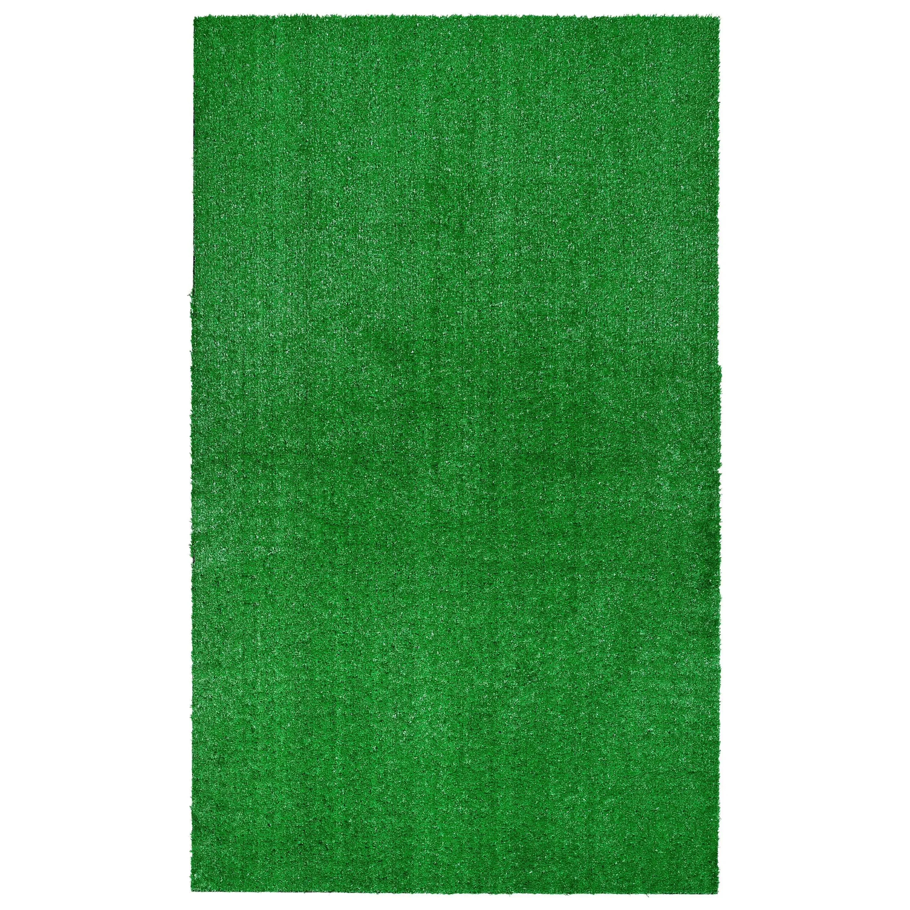 Garland Artificial Grass Green Indoor & Outdoor Area Rug 6' x 9'