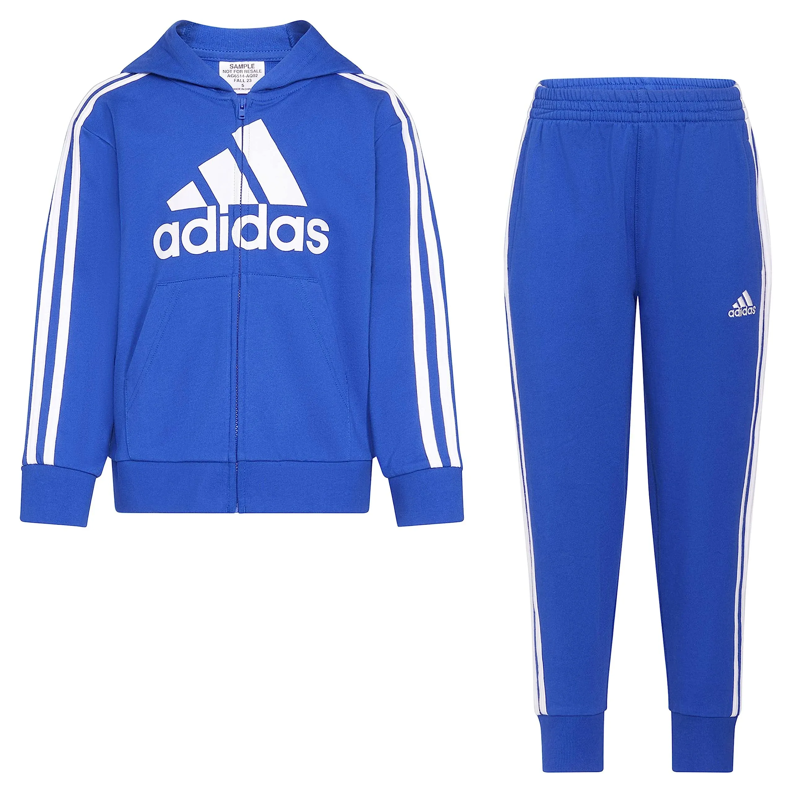 Boys 4-7 adidas French Terry Hooded Jacket & Pants Set