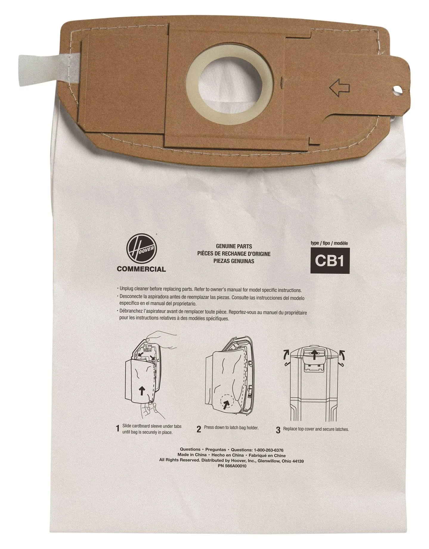 Hoover Vacuum Bags Type CB1 Standard Filtration