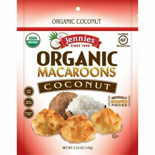 Jennies Coconut Macaroons - 8 Ounce (Pack of 2)