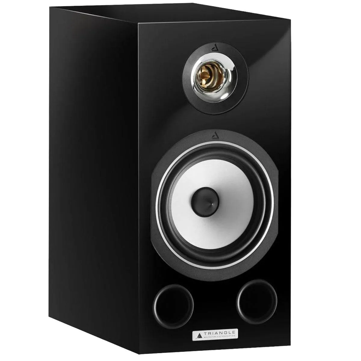 Triangle Esprit Comete Ez Hi-Fi Bookshelf Speakers, Black High Gloss, Pair