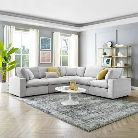 Modway Commix 5-Piece Sectional Sofa