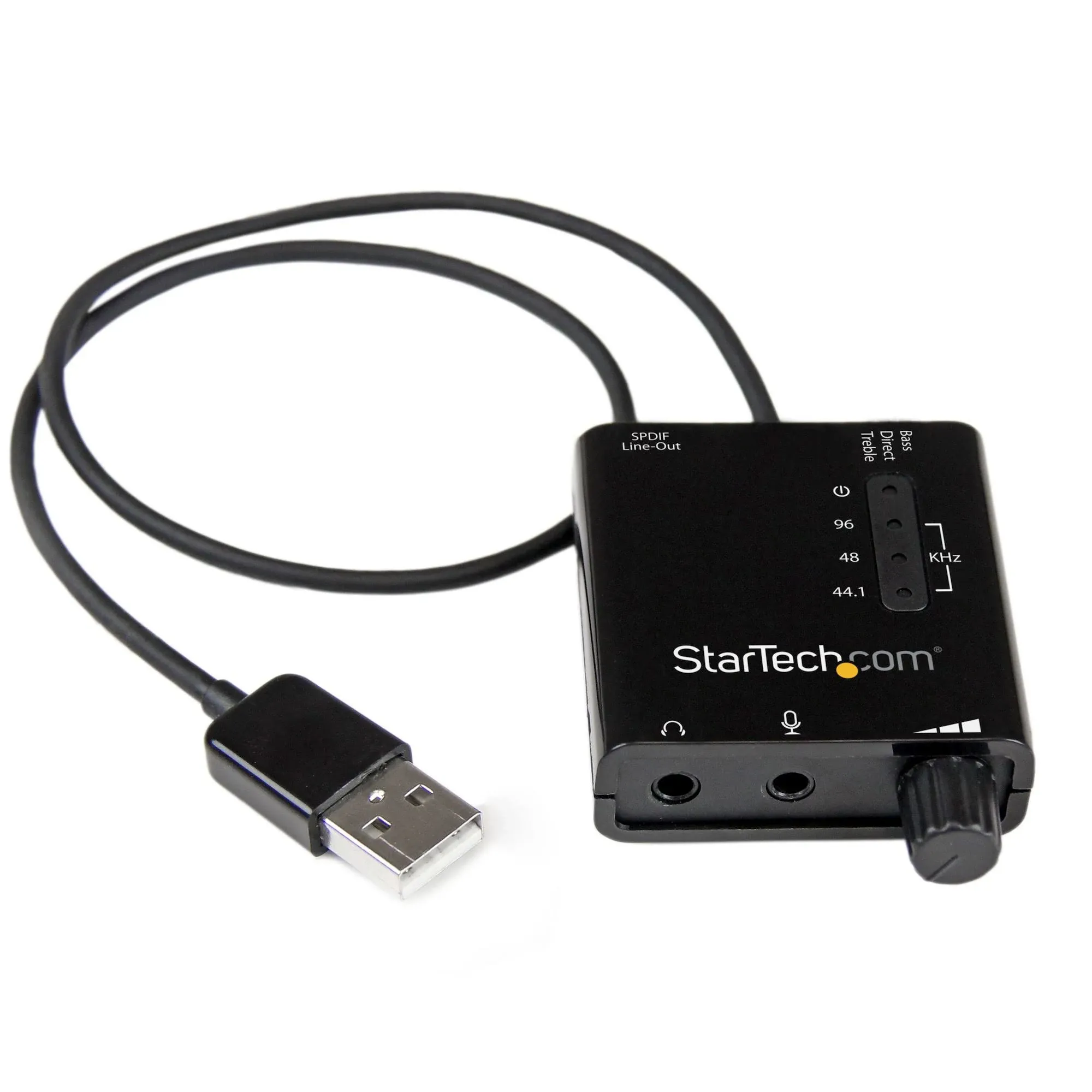 StarTech.com USB Stereo Audio Adapter External Sound Card with SPDIF Digital