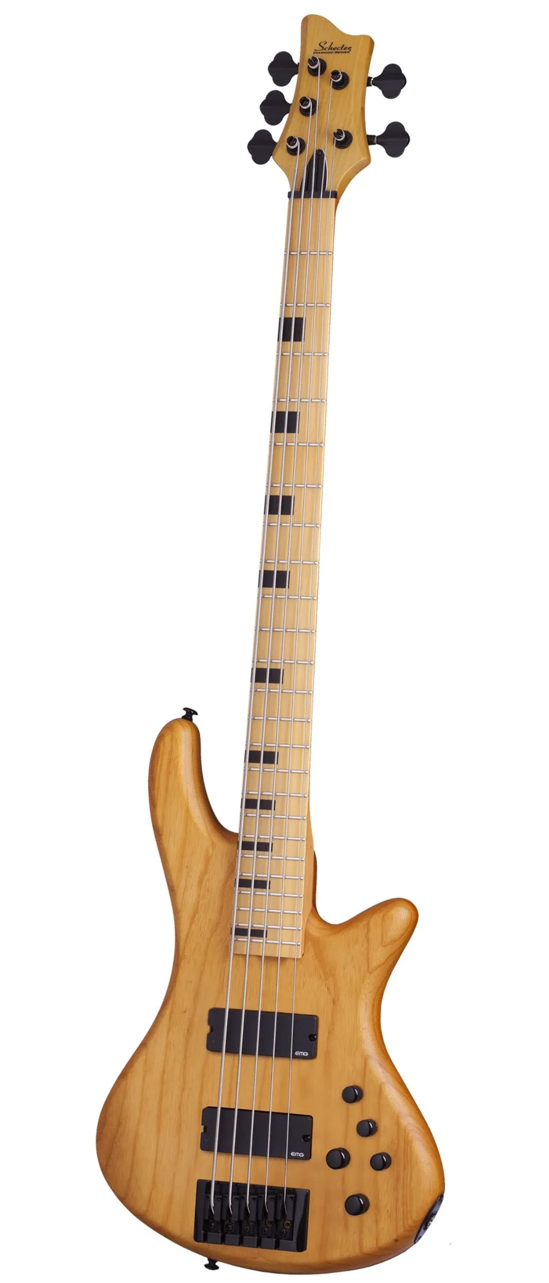 Schecter Stiletto Session 5, Aged Natural Satin