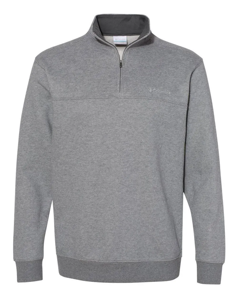 Columbia Men's Hart Mountain II Half Zip - 3XT - Charcoal Heather