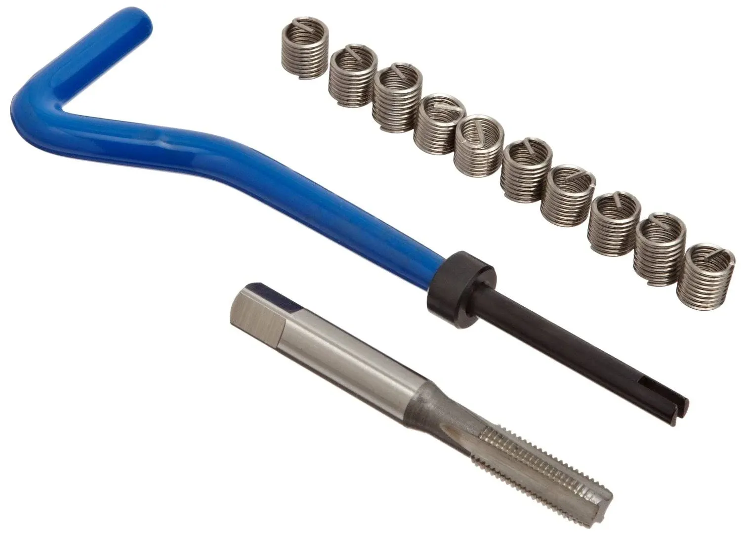 Free-Running Helical Insert Repair Kit, Helical Inserts, 1/4"-20, Plain 18-8 Stainless Steel