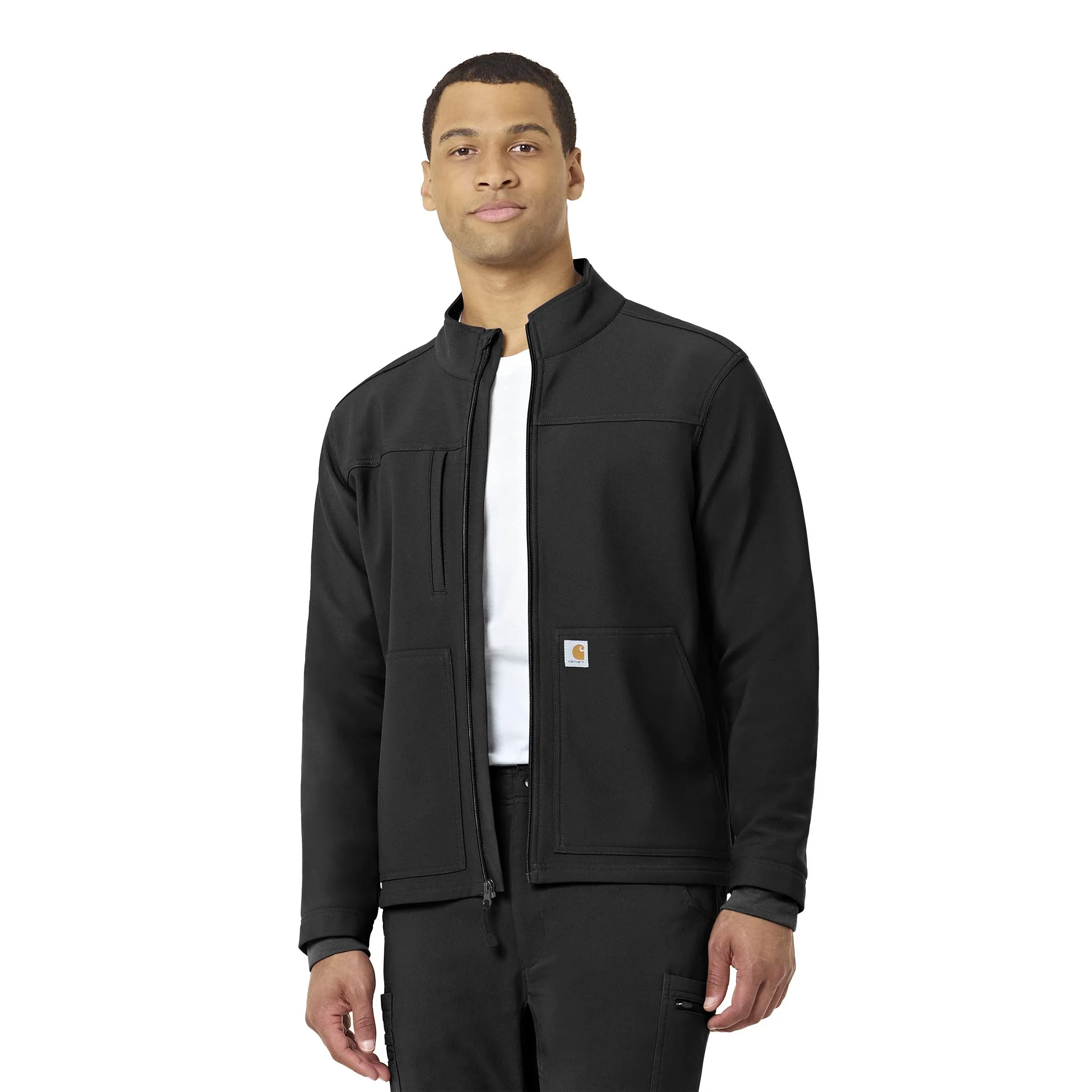 Carhartt Men's Rugged Flex Modern Fit Bonded Fleece Jacket | Black | M