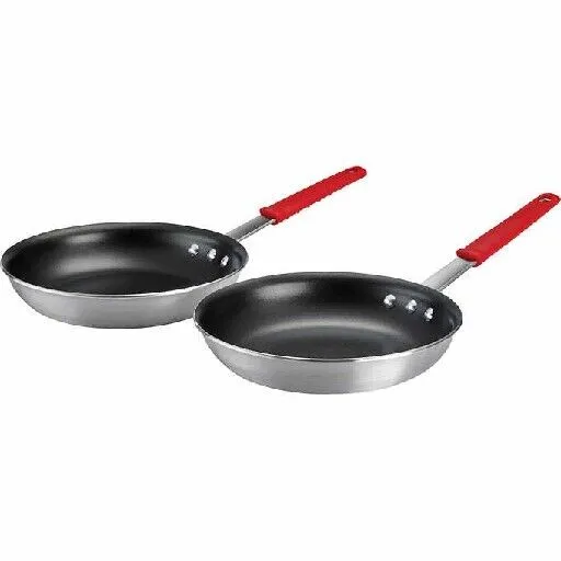 Tramontina Aluminum Nonstick Restaurant Professional 2-Piece 10" Fry Pan Set, Satin