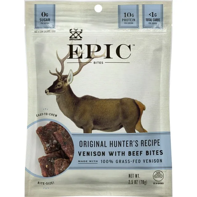 Epic Provisions Hunter's Recipe Venison Bites