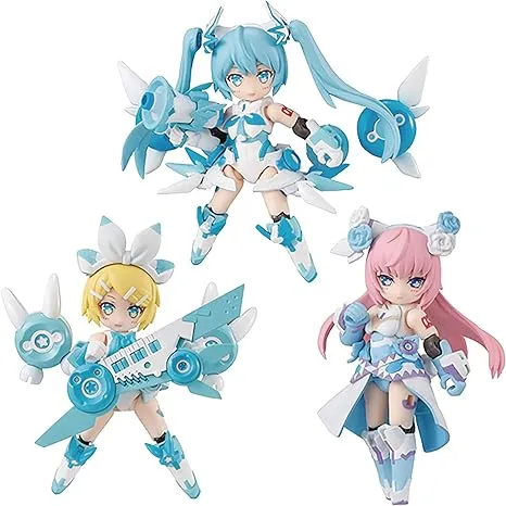 MEGAHOUSE Desktop Singer Snow Miku Series 3Pack Box