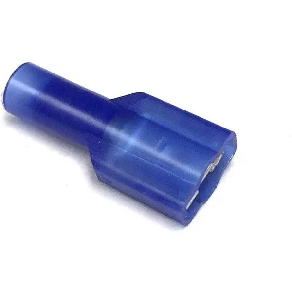 3M Nylon .250" Fully Insulated Female Quick Disconnect Terminals 16-14 Gauge Blue