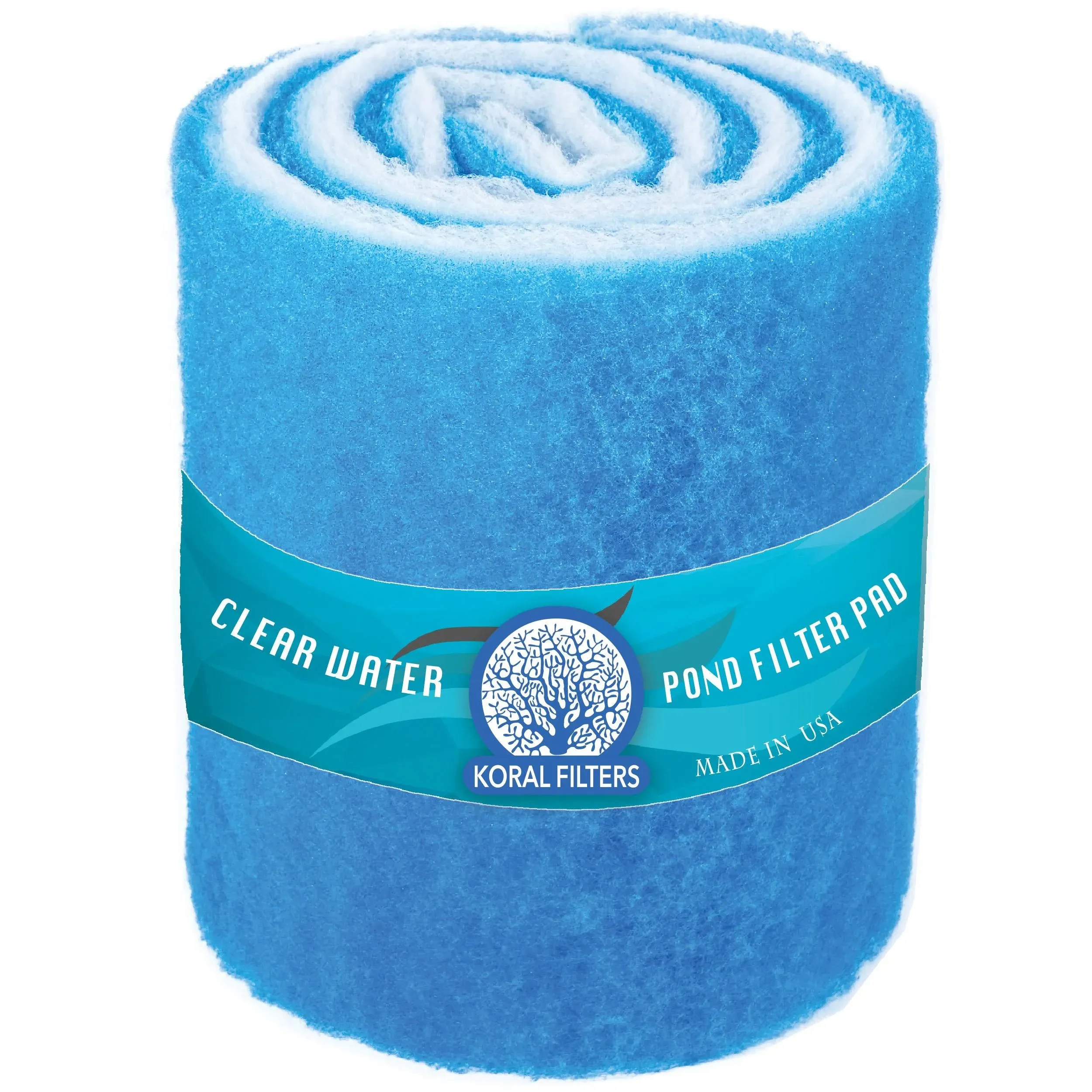 Pro Koi Pond Filter Pad Media Roll 6ft / Blue