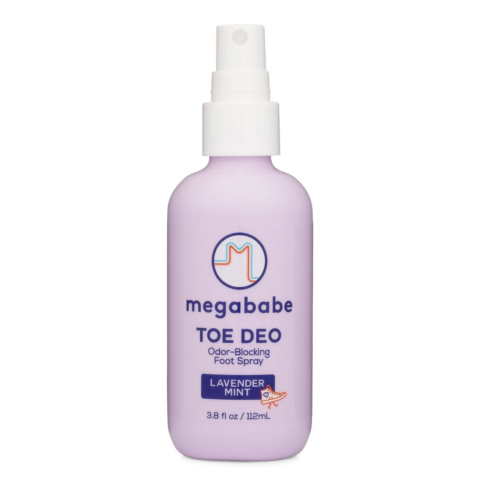 Megababe Lavender Mint Toe Deo Odor-Blocking Foot Spray