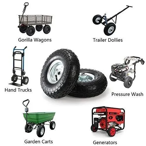 Pneumatic Air Filled Tires On Wheels For Hand Truck Heavy-duty Wheels