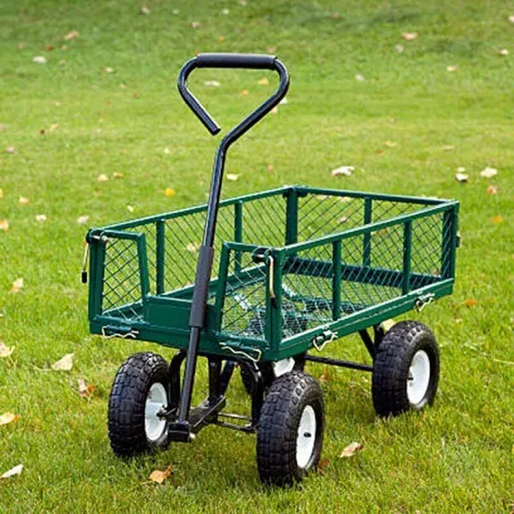 2 Pack 10 Inch Pneumatic Air Filled Tires On Wheels For Hand Truck