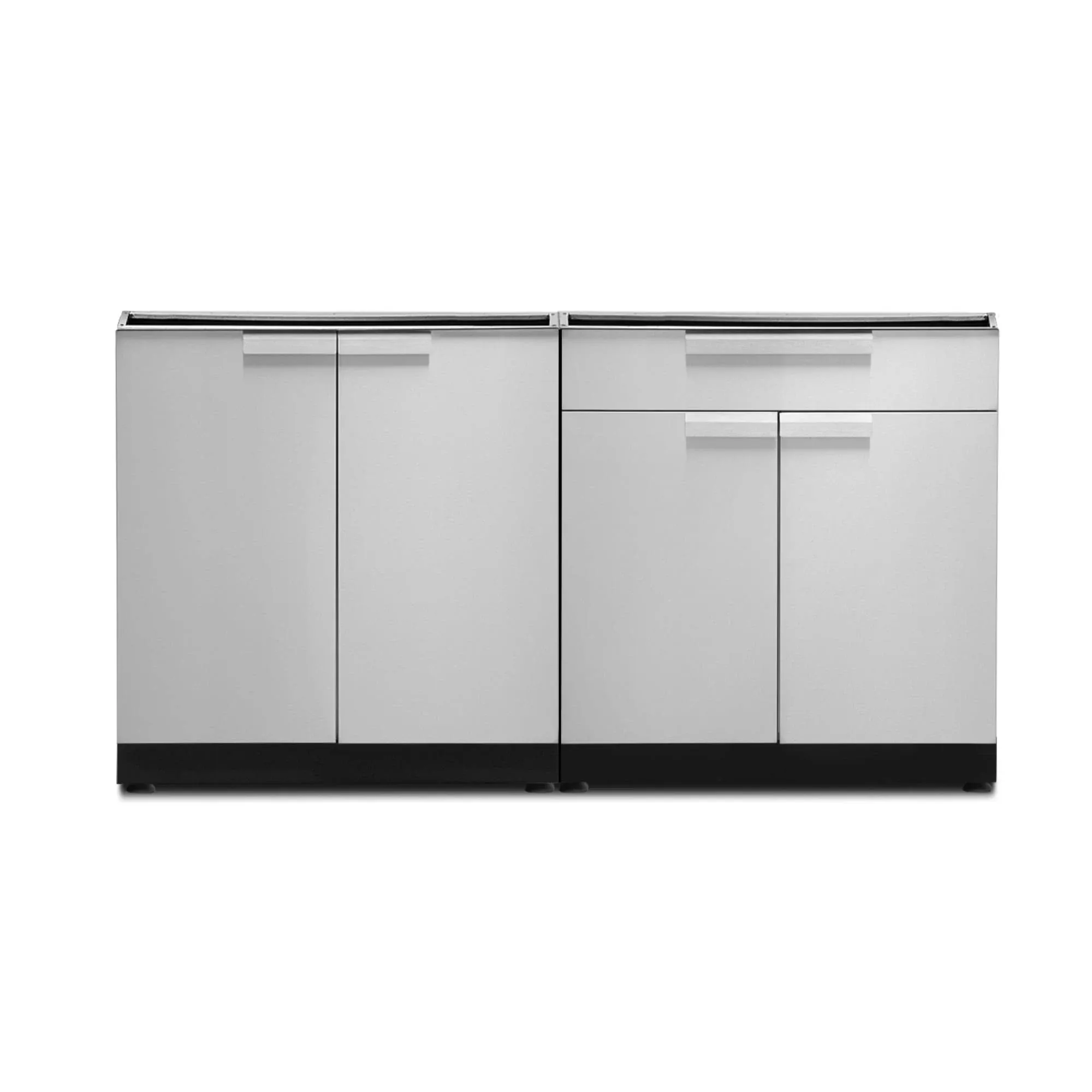 Outdoor Kitchen Stainless Steel 2 Piece Cabinet Set, NewAge Products