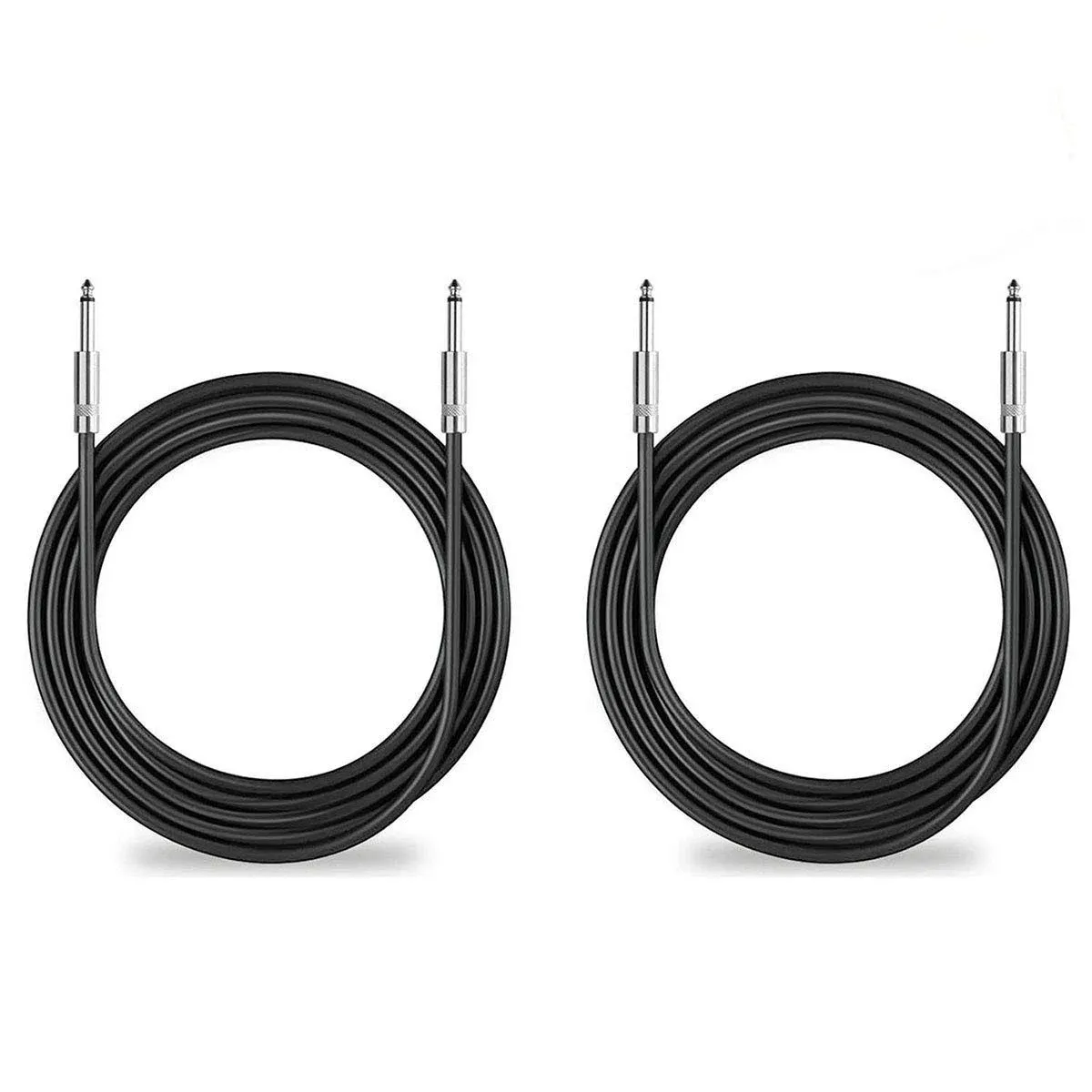 Yuyaokk 2Pack 50 Feet Of 1/4" To 1/4" Speaker Cables, True 12Awg Patch Cords,