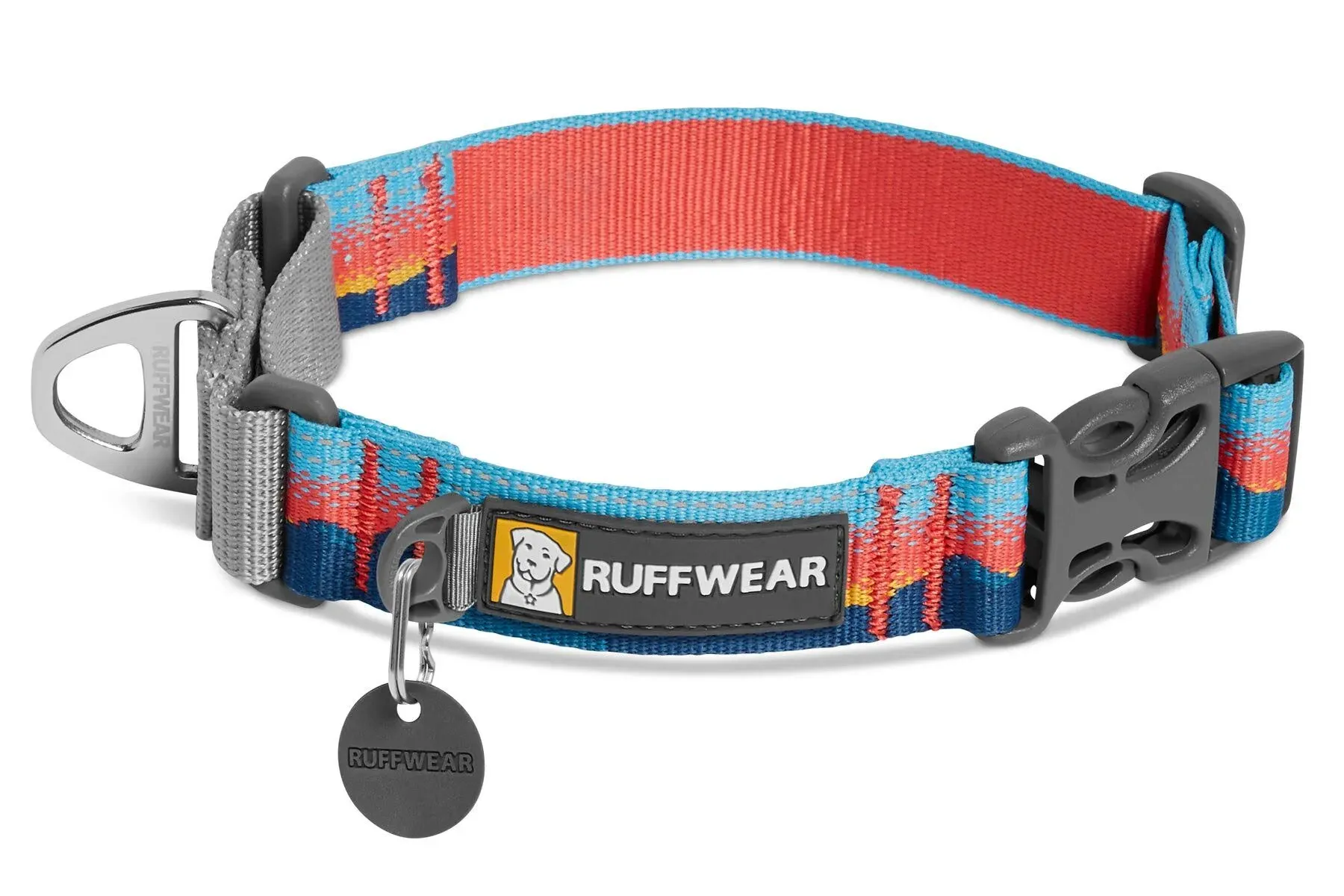 Ruffwear Web Reaction Dog Collar, Sunset, 11-14-in