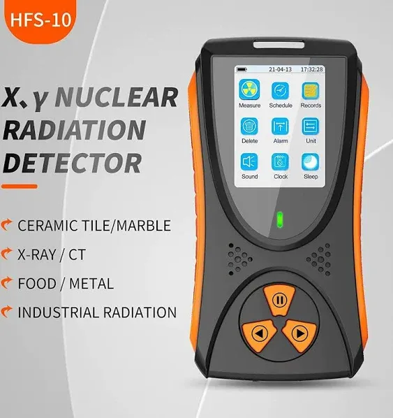 Geiger Counter Nuclear Radiation Detector, Upgrated Monitor Dosimeter ...