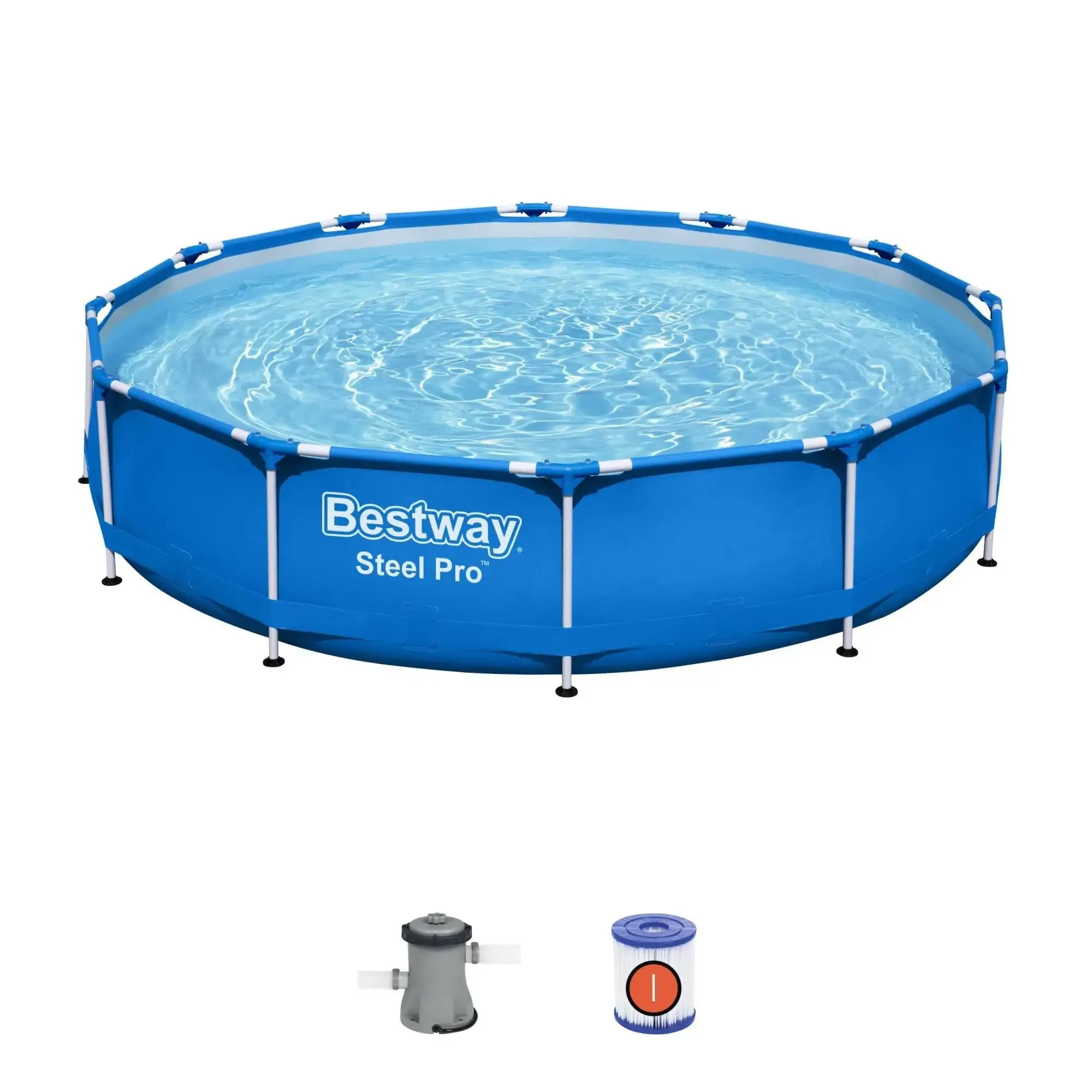 Bestway Steel Pro 12 ft x 30 in Above Ground Pool Set