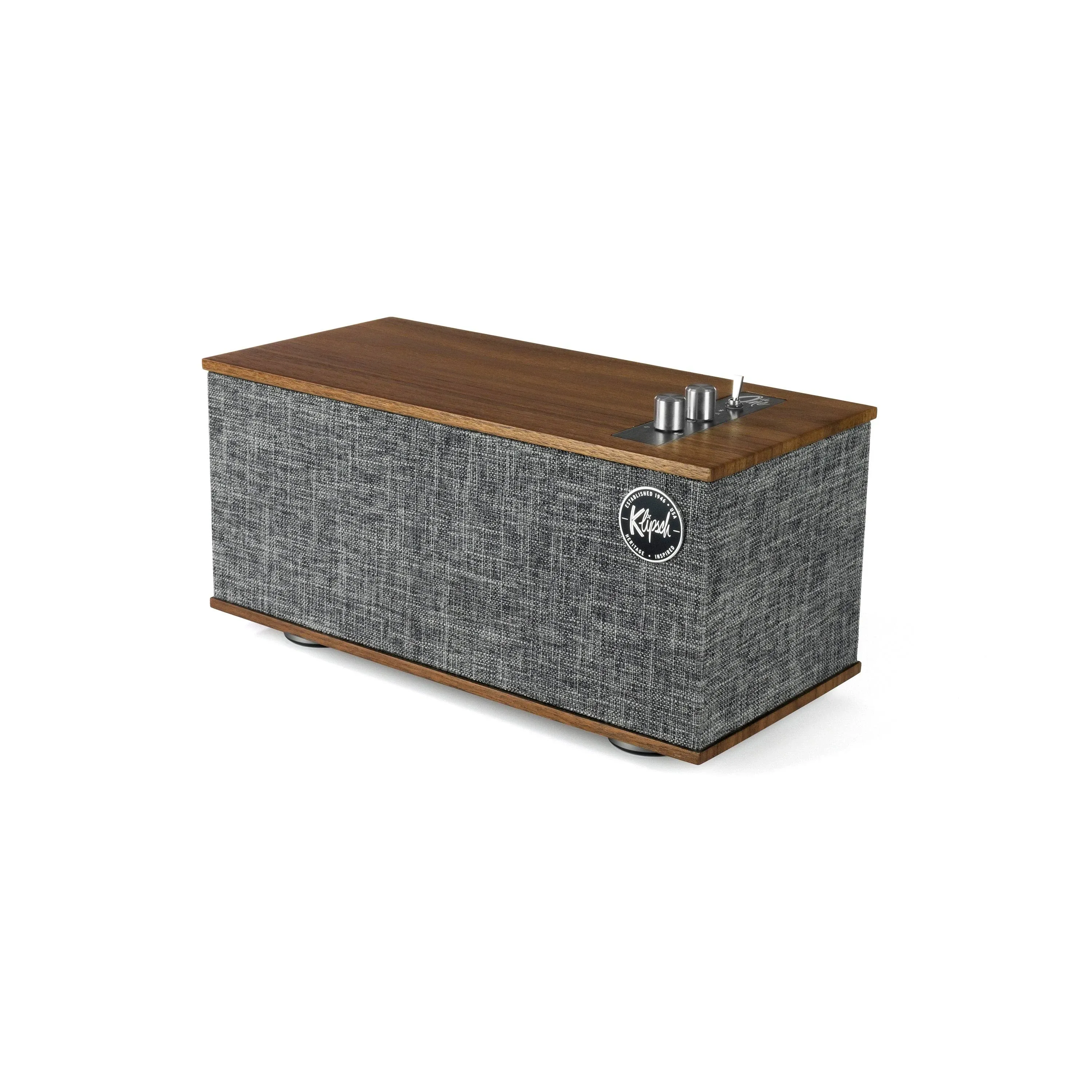 Klipsch - The One II Bluetooth Speaker - Walnut