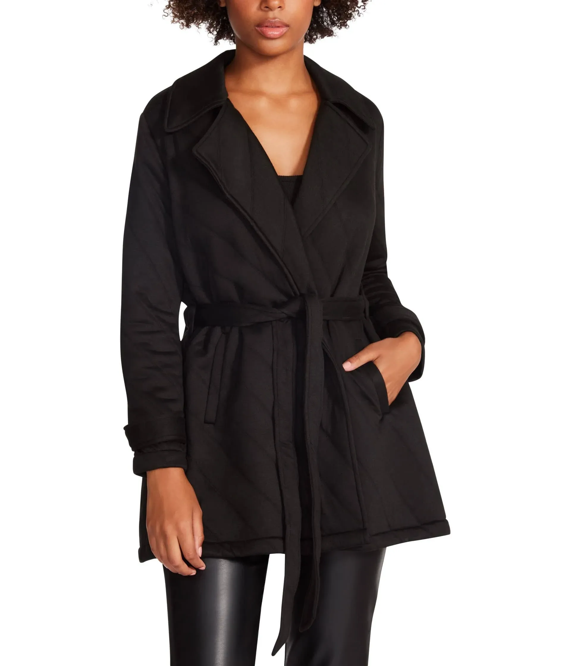 NEW STEVE MADDEN kennedy jacket in black