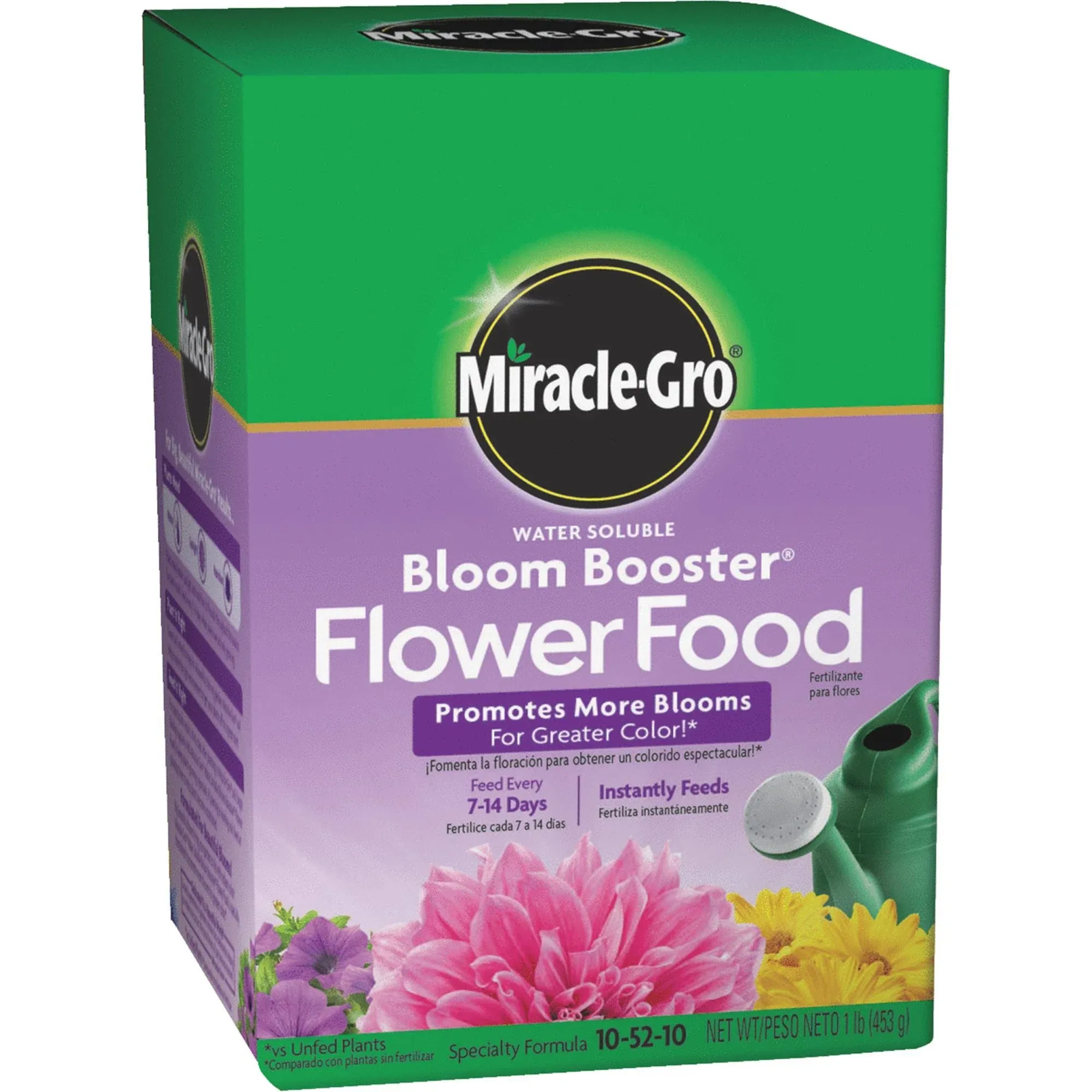 Miracle-Gro Water Soluble Bloom Booster Flower Food 1 lbs