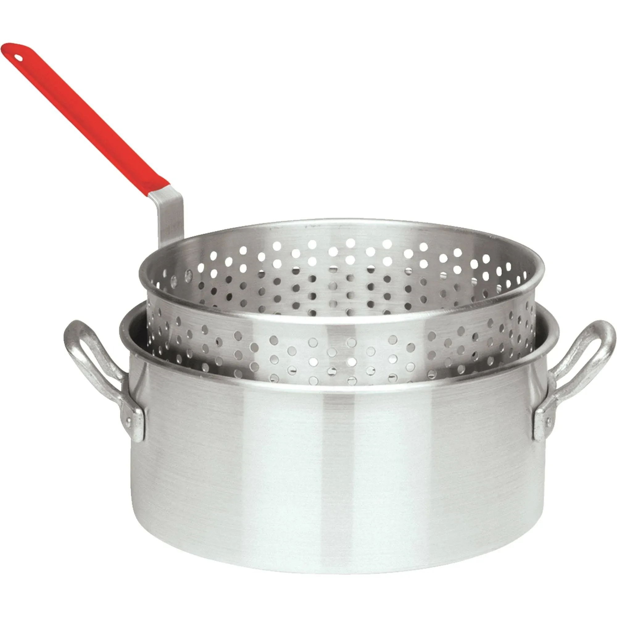 Bayou Classic 10 qt. Aluminum Fry Pot with Basket