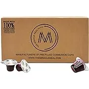 The Miracle Meal Pre-filled Communion Cups and Wafer Set - Box of 1000 - with 100% Trusted Concord Grape Juice & Wafer - Made in the USA - Premium Quality GuaranteedThe Miracle Meal Pre-filled Communion Cups and Wafer Set - Box of 1000 - with 100% Truste