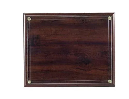 SHOP AWARDS AND GIFTS 8.5 x 11 Certificate Frame Holder, Slide in Wall Plaque Display, 10.5 x 13 Inch Board, Multiple Colors (Walnut)