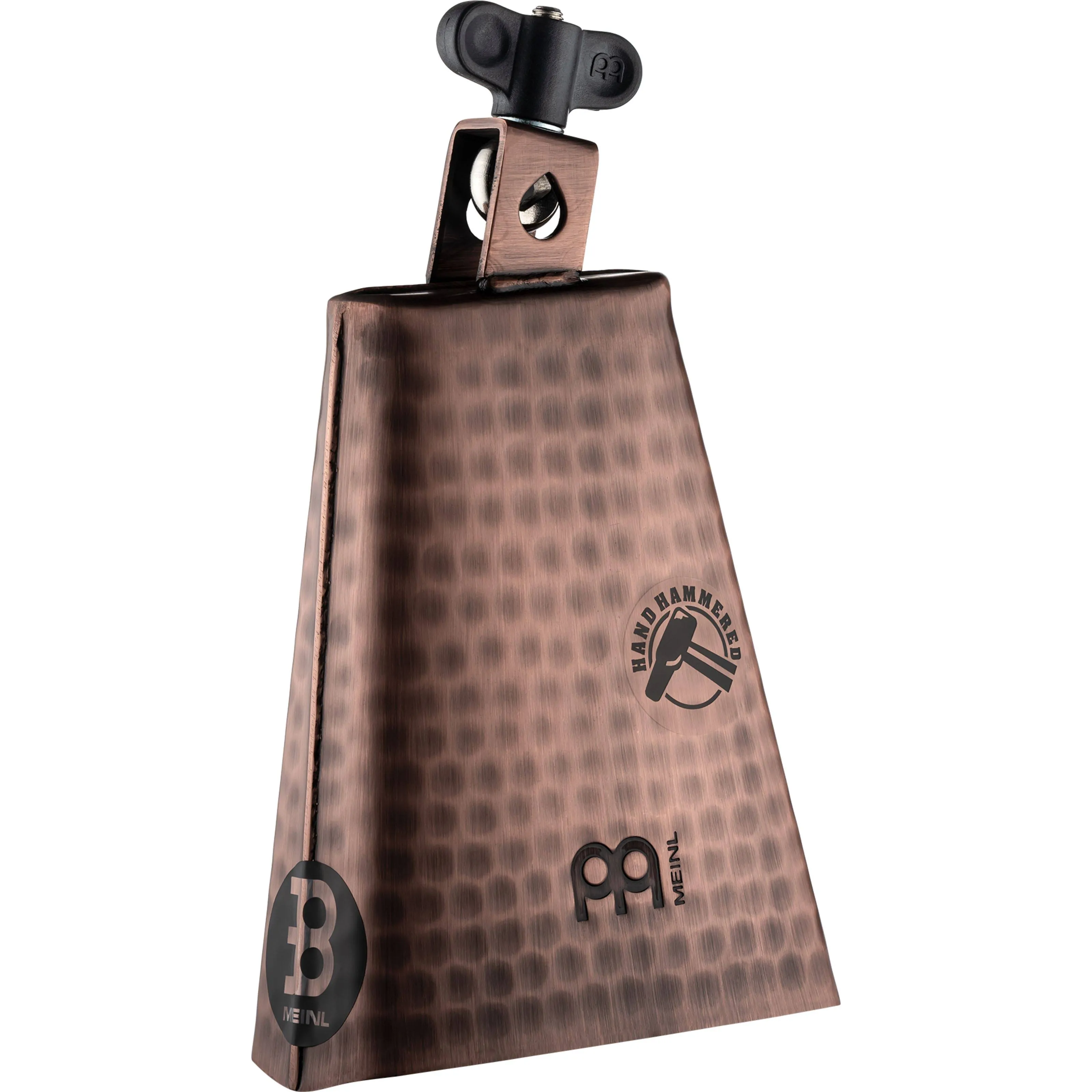 Meinl Percussion STB625HH-C 6 1/4-Inch Hand Hammered Steel Cowbell, Copper Color Finish