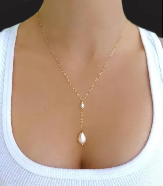 Dainty Lariat Necklace