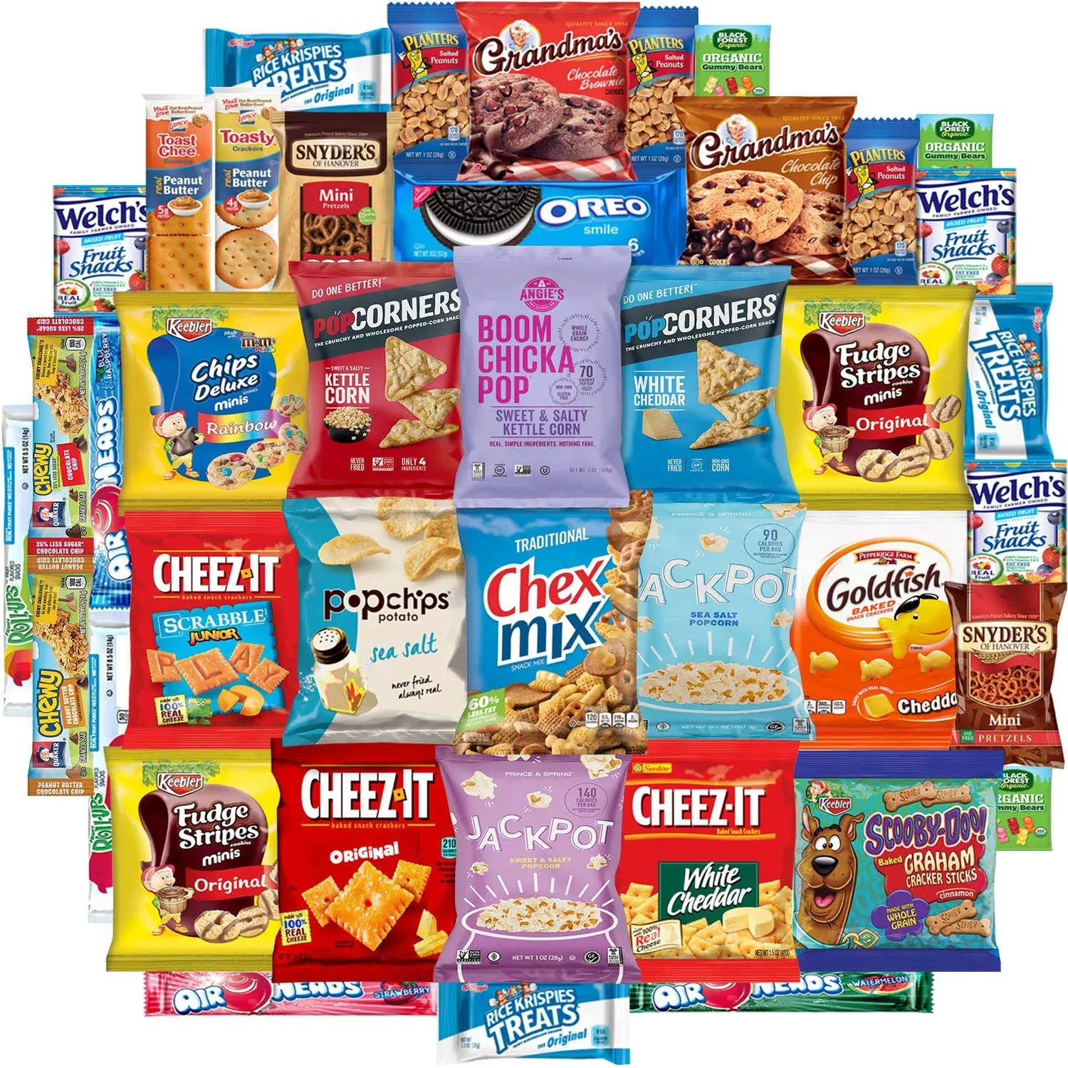 Snack Chest Care Package (40 Count) Variety Snacks Gift Box - College Students ...