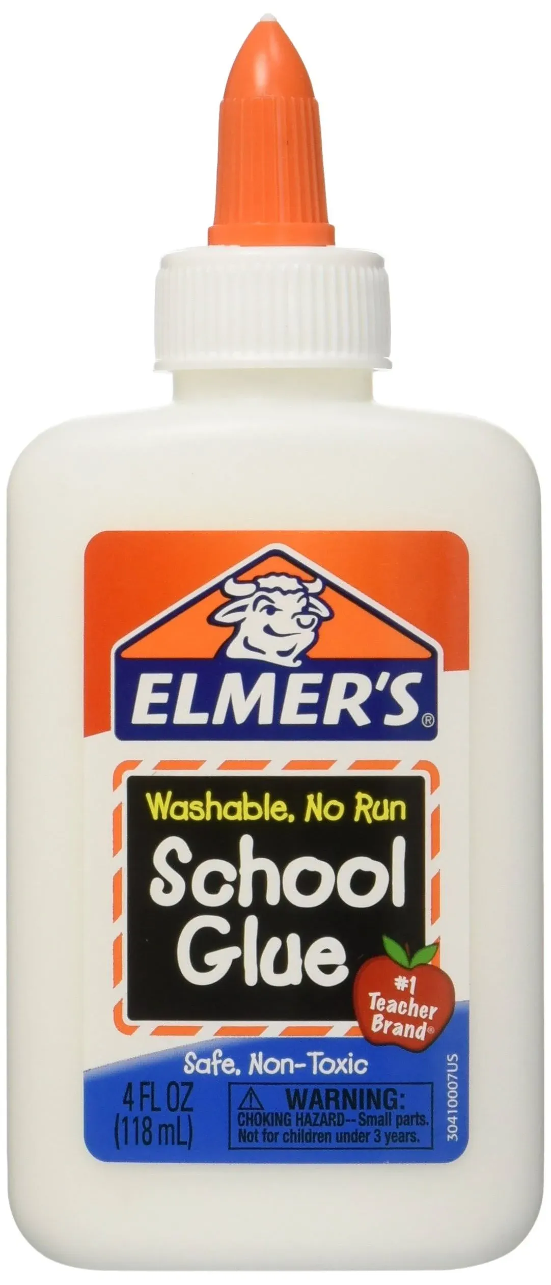 Elmer's Washable No-Run School Glue, 4 oz (6 Pack)