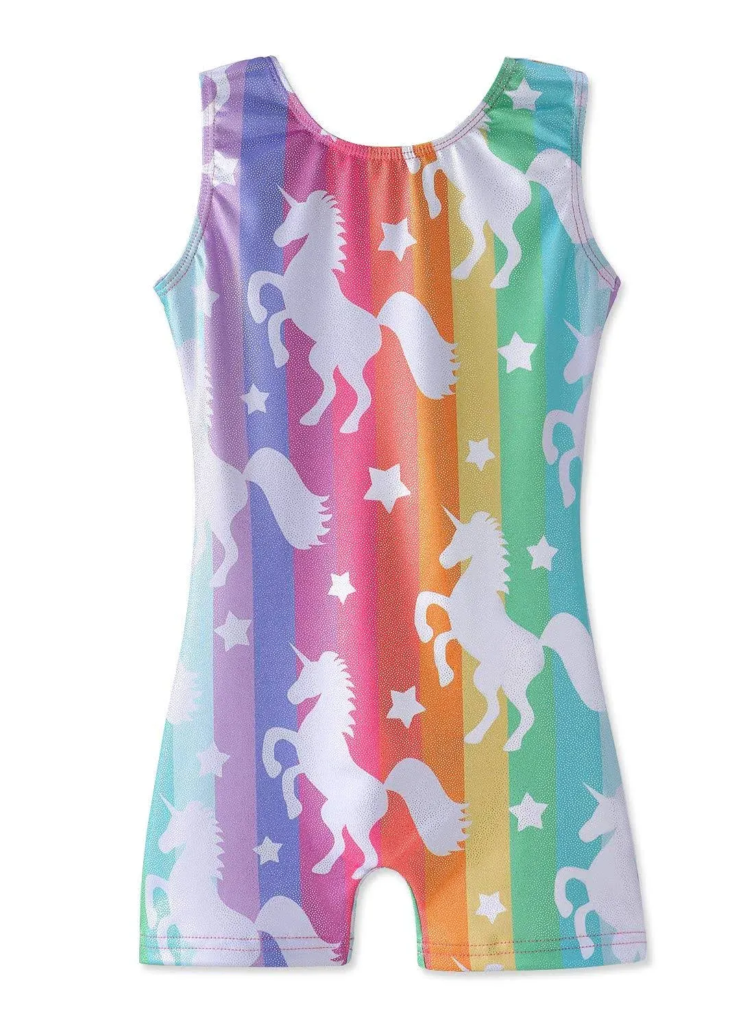 HOZIY Unicorn Leotards for Girls Gymnastics 3T 4T Toddlers Rainbow Stripes ...