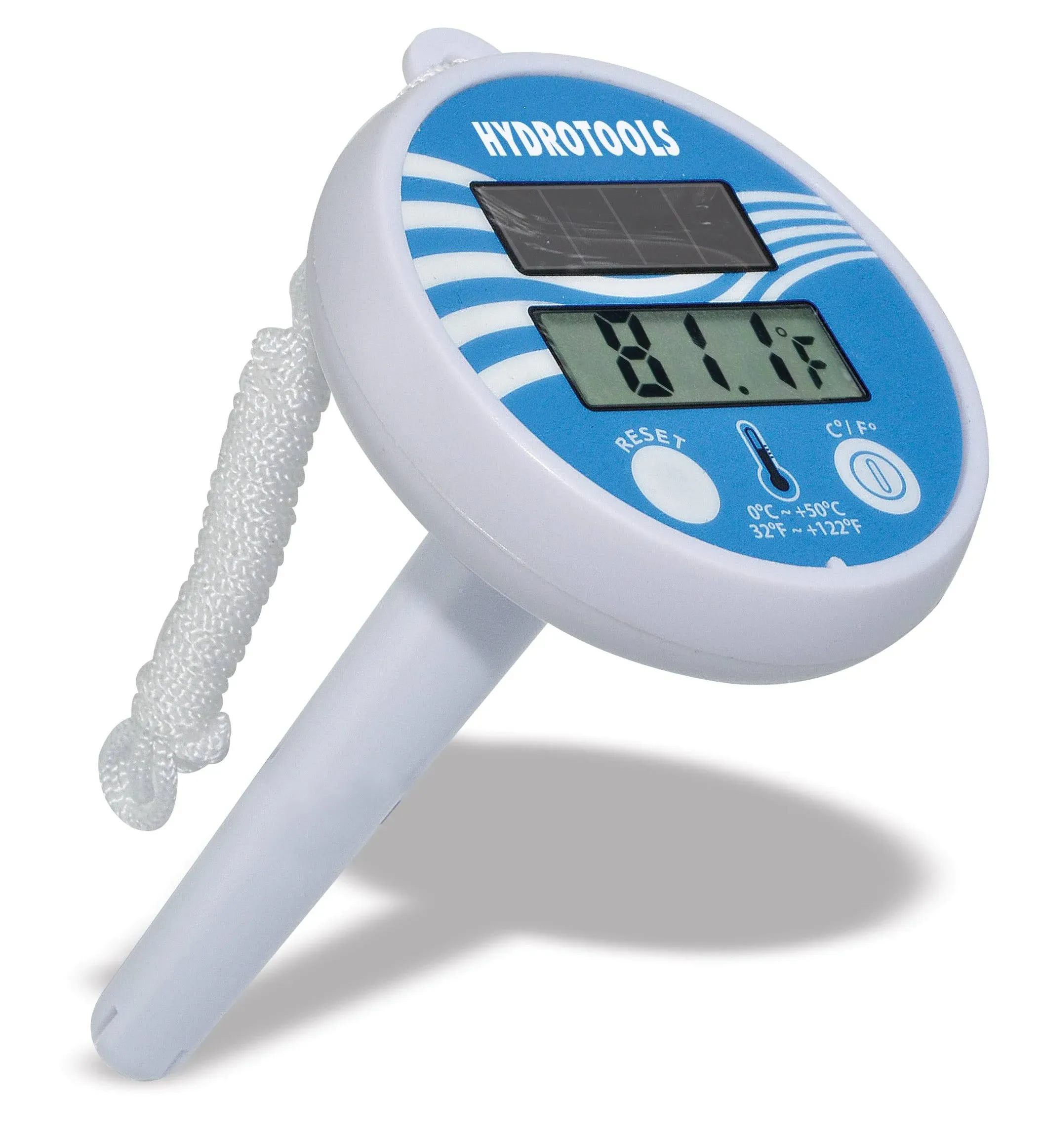 Hot Tub Swimline Hydrotools 1 Piece Solar Powered Digital Floating Thermometer H