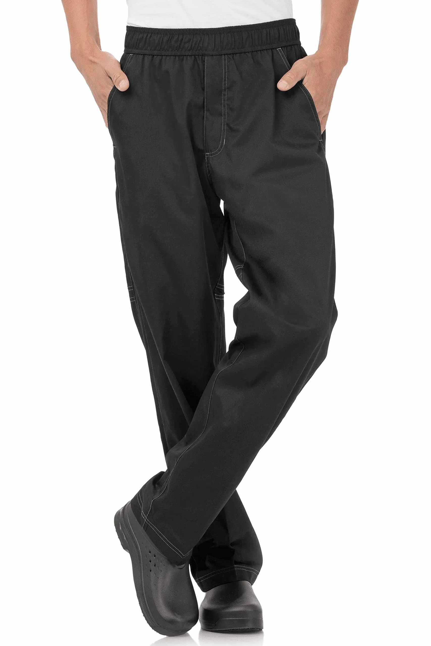 Chef Works Men's Cool Vent Baggy Chef Pants