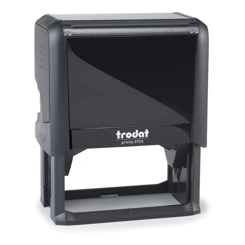 Trodat 4926 Custom Self-Inking Personalized Return Address Stamp - Customizable Up to 8 Lines of Text -Refillable Customized Ink Rubber Stamper, Small Business Essentials, Shipping, Work - XX-Large