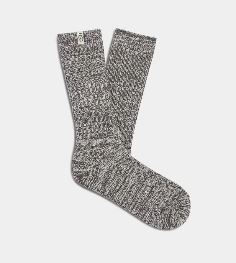 Ribbed Crew Socks