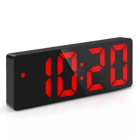 ORIA Projection Alarm Clock LED Electronic Alarm Clock Mirror Alarm Clock for...