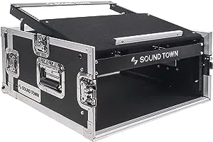 Sound Town 4-Space PA/DJ Pro Audio Rack/Road Case