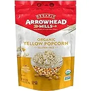 Arrowhead Mills - Organic Popcorn - Yellow - Case of 6 - 28 oz.