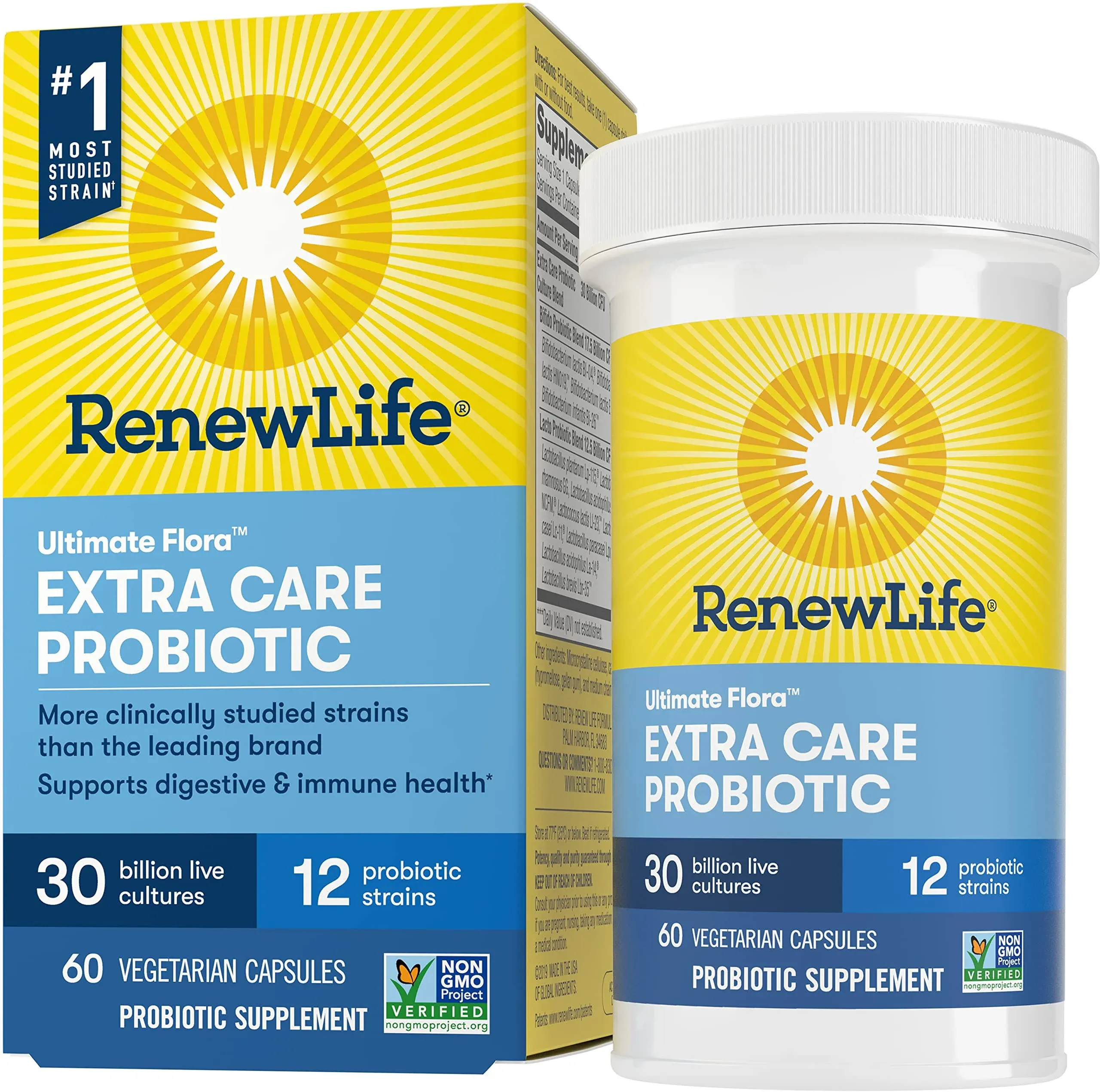 Renew Life Adult Probiotic Supplement Bundle Pack