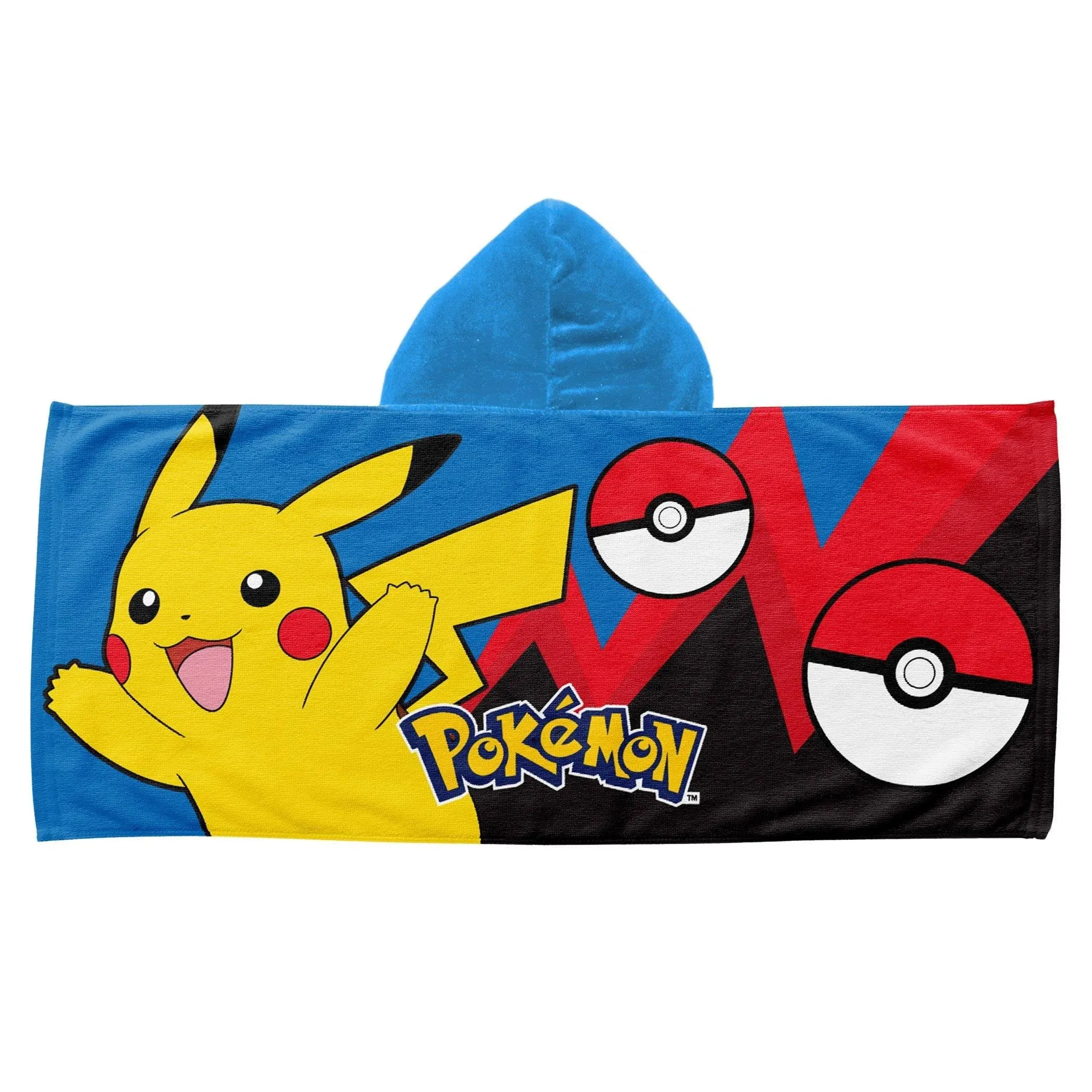 Pokemon Bounce and Bolt Hooded Youth Beach Towel