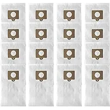 16-Pack Micro Filtration Premium Canister Vacuum Bags Fit Kenmore Style C Q 5055 50557 50558 50104, C-5 C-18, White