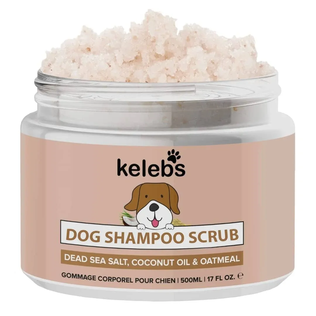 Kelebs Dog Shampoo | Allergies and Itching | Deshedding Dog Shampoo Exfoliating Treatment | Dog Shampoo for Smelly Dogs | Dog Shampoo Sensitive Skin