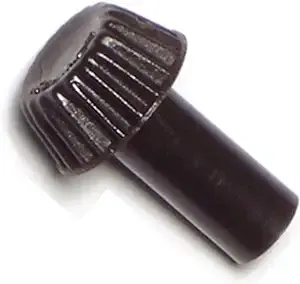 #6-32 Black Plastic Coarse Thread Lamp Turn Knobs 10PK