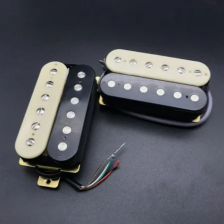 Humbucker Pickup Double Coil Electric Guitar Pickups Neck and Bridge Zebra Color