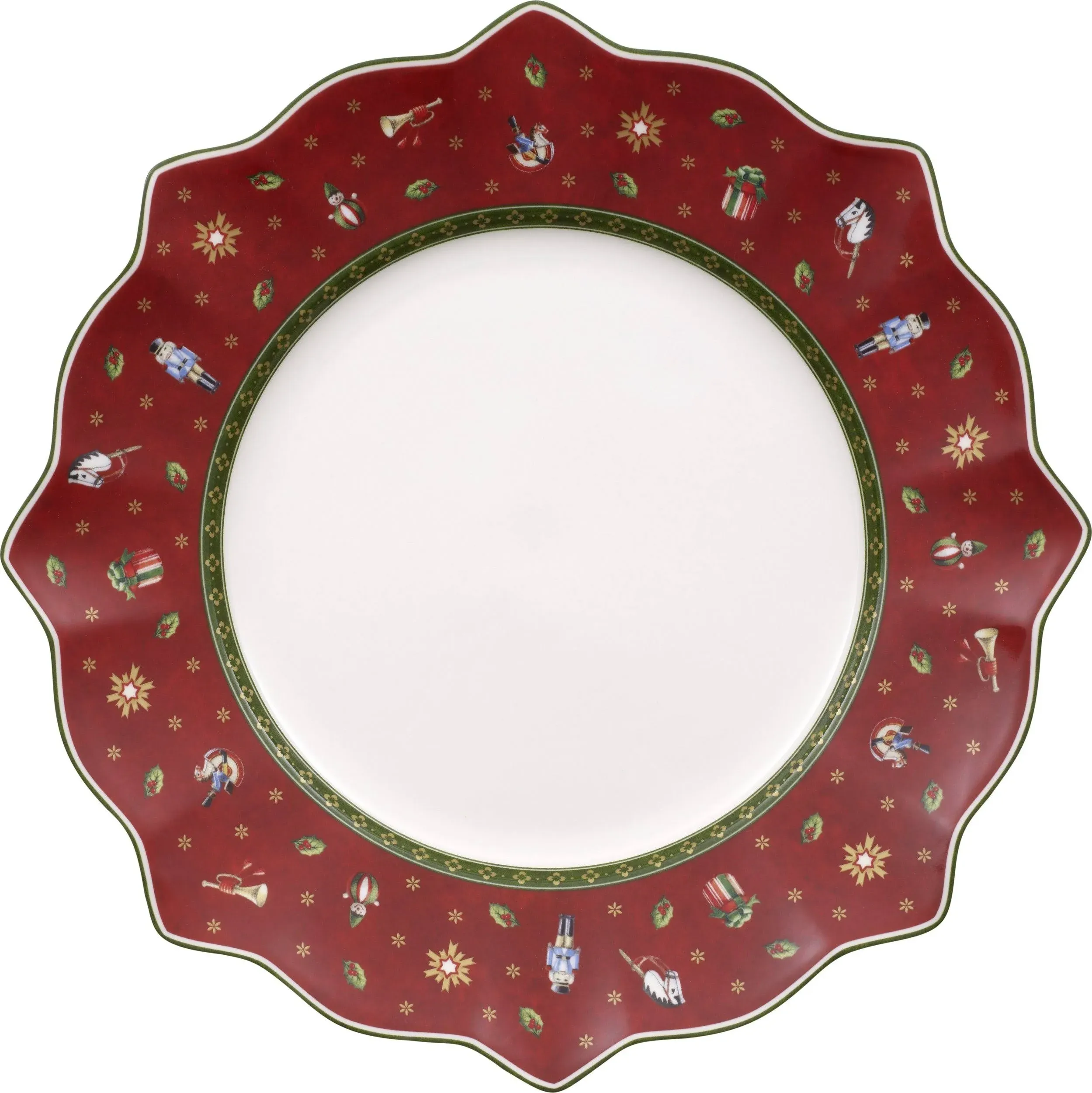 Villeroy &amp; Boch Toy&#039;s Delight Dinner Plate, Red, 11&#034;